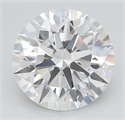 Lab Grown Diamond 5.10 Carats, Round with Ideal Cut, D Color, VVS1 Clarity and Certified by IGI