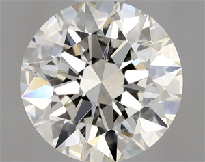 Picture of Natural Diamond 0.90 Carats, Round with Excellent Cut, I Color, VS2 Clarity and Certified by GIA