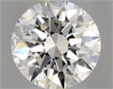 Natural Diamond 0.90 Carats, Round with Excellent Cut, I Color, VS2 Clarity and Certified by GIA