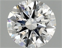 Lab Grown Diamond 1.10 Carats, Round with Ideal Cut, D Color, VVS2 Clarity and Certified by IGI