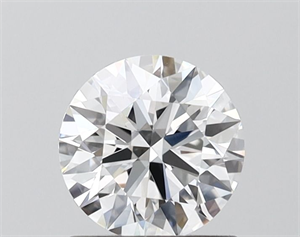 Picture of Lab Grown Diamond 1.01 Carats, Round with Ideal Cut, D Color, VVS1 Clarity and Certified by IGI
