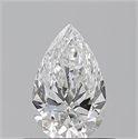 Diamante Natural 0.52 quilates, De pera , Color E, claridad IF y certificado GIA