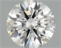 Lab Grown Diamond 1.45 Carats, Round with Ideal Cut, F Color, VS1 Clarity and Certified by IGI