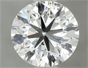 Natural Diamond 0.80 Carats, Round with Very Good Cut, I Color, SI2 Clarity and Certified by GIA