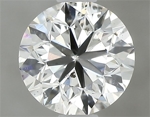Picture of Natural Diamond 0.80 Carats, Round with Very Good Cut, I Color, SI2 Clarity and Certified by GIA