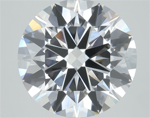Picture of Lab Grown Diamond 3.04 Carats, Round with Ideal Cut, E Color, VS1 Clarity and Certified by IGI