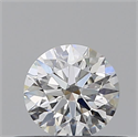 Natural Diamond 0.40 Carats, Round with Excellent Cut, H Color, VS2 Clarity and Certified by GIA