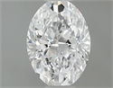 Diamante Natural 0.40 quilates, Ovalado , Color D, claridad VS1 y certificado GIA