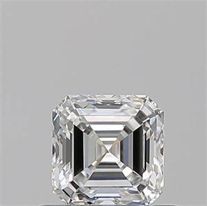 Picture of Natural Diamond 0.60 Carats, Asscher with  Cut, F Color, VVS2 Clarity and Certified by GIA