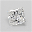 Natural Diamond 0.70 Carats, Princess with  Cut, F Color, VS1 Clarity and Certified by GIA