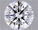 Del inventario de diamantes de laboratorio, 2.02 quilates, Redondo , Color D, claridad VVS2 y certificado IGI