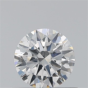 Picture of Natural Diamond 0.52 Carats, Round with Excellent Cut, F Color, SI1 Clarity and Certified by GIA
