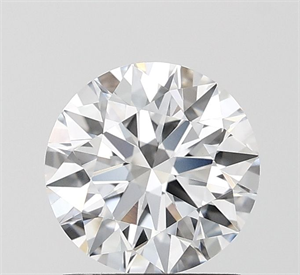 Picture of Lab Grown Diamond 1.02 Carats, Round with Ideal Cut, D Color, VVS2 Clarity and Certified by IGI