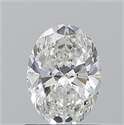 Natural Diamond 1.01 Carats, Oval with  Cut, F Color, VS1 Clarity and Certified by GIA