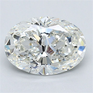 Picture of Natural Diamond 2.30 Carats, Oval with  Cut, H Color, VS2 Clarity and Certified by GIA