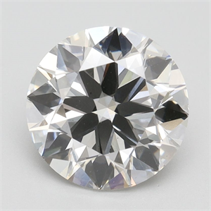 Picture of Lab Grown Diamond 2.50 Carats, Round with Ideal Cut, H Color, VS1 Clarity and Certified by IGI