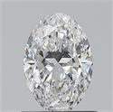 Diamante Natural 0.81 quilates, Ovalado , Color E, claridad VS2 y certificado GIA