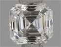 Diamante Natural 0.51 quilates, Asscher , Color F, claridad SI2 y certificado IGI