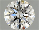 Natural Diamond 0.51 Carats, Round with Excellent Cut, H Color, VS1 Clarity and Certified by GIA