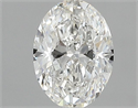 Natural Diamond 0.40 Carats, Oval with  Cut, H Color, VS1 Clarity and Certified by GIA