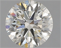 Natural Diamond 1.08 Carats, Round with Excellent Cut, J Color, SI1 Clarity and Certified by GIA