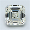 Natural Diamond 3.01 Carats, Asscher with  Cut, L Color, VS1 Clarity and Certified by GIA