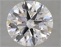 Lab Grown Diamond 3.39 Carats, Round with Excellent Cut, D Color, IF Clarity and Certified by GIA