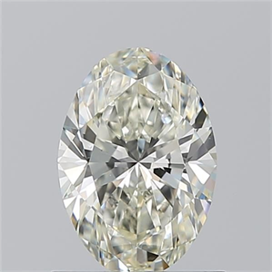 Foto Diamante Natural 0.91 quilates, Ovalado , Color K, claridad VS2 y certificado GIA de