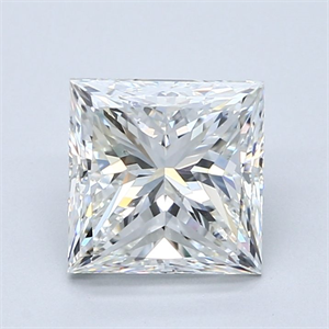 Foto Diamante Natural 2.51 quilates, Princesa , Color G, claridad VS2 y certificado GIA de