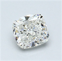 Diamante Natural 0.80 quilates, Del cojín , Color I, claridad IF y certificado GIA