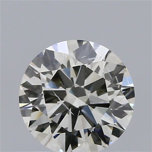 Picture of Natural Diamond 0.40 Carats, Round with Excellent Cut, I Color, SI1 Clarity and Certified by IGI