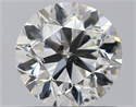 Diamante Natural 0.70 quilates, Redondo , Color I, claridad SI2 y certificado GIA