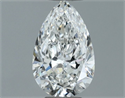 Natural Diamond 0.50 Carats, Pear with  Cut, F Color, VVS1 Clarity and Certified by GIA
