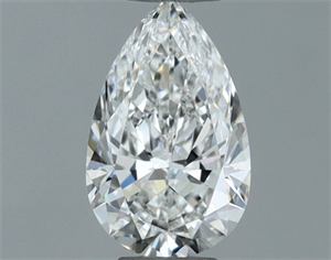 Picture of Natural Diamond 0.50 Carats, Pear with  Cut, F Color, VVS1 Clarity and Certified by GIA