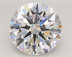 Picture of Lab Grown Diamond 5.78 Carats, Round with Ideal Cut, E Color, VS1 Clarity and Certified by IGI