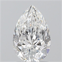 Natural Diamond 1.01 Carats, Pear with  Cut, E Color, SI1 Clarity and Certified by GIA
