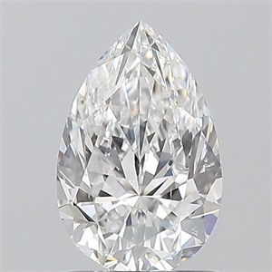 Picture of Natural Diamond 1.01 Carats, Pear with  Cut, E Color, SI1 Clarity and Certified by GIA