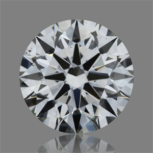 Picture of Natural Diamond 0.71 Carats, Round with Excellent Cut, I Color, VS2 Clarity and Certified by GIA