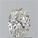 Natural Diamond 0.71 Carats, Oval with  Cut, I Color, VVS1 Clarity and Certified by GIA