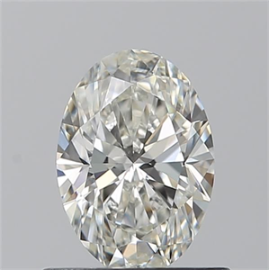 Picture of Natural Diamond 0.71 Carats, Oval with  Cut, I Color, VVS1 Clarity and Certified by GIA