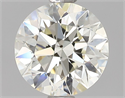 Natural Diamond 1.00 Carats, Round with Excellent Cut, L Color, SI1 Clarity and Certified by GIA