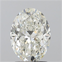 Natural Diamond 1.71 Carats, Oval with  Cut, I Color, VVS2 Clarity and Certified by GIA