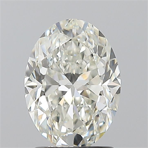 Picture of Natural Diamond 1.71 Carats, Oval with  Cut, I Color, VVS2 Clarity and Certified by GIA