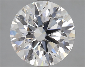 Picture of Lab Grown Diamond 4.27 Carats, Round with Excellent Cut, D Color, VVS1 Clarity and Certified by GIA