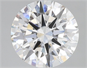 Lab Grown Diamond 3.01 Carats, Round with Ideal Cut, E Color, VVS2 Clarity and Certified by IGI