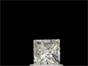 Natural Diamond 0.90 Carats, Princess with  Cut, L Color, VS1 Clarity and Certified by GIA