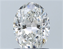 Natural Diamond 0.90 Carats, Oval with  Cut, G Color, VVS2 Clarity and Certified by GIA