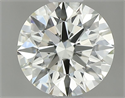 Diamante Natural 0.54 quilates, Redondo , Color L, claridad VVS1 y certificado GIA