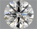 Natural Diamond 1.01 Carats, Round with Excellent Cut, J Color, SI2 Clarity and Certified by GIA