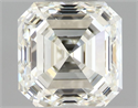 Natural Diamond 1.00 Carats, Asscher with  Cut, J Color, VVS1 Clarity and Certified by IGI